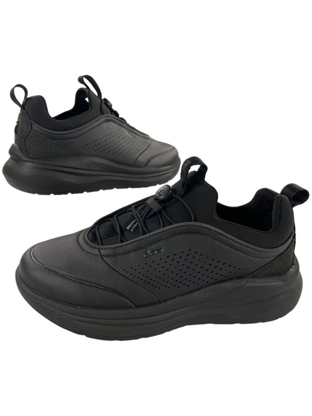 Clove Prima Black Slip-On Shoes Waterproof Slip Resistant Men's Sz 7 Women's 8.5